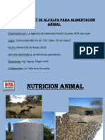 Uso de Pellet de Alfalfa Para Alimentación Animal