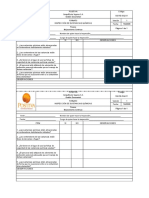 Formato de Inspección de Condiciones de Trabajo