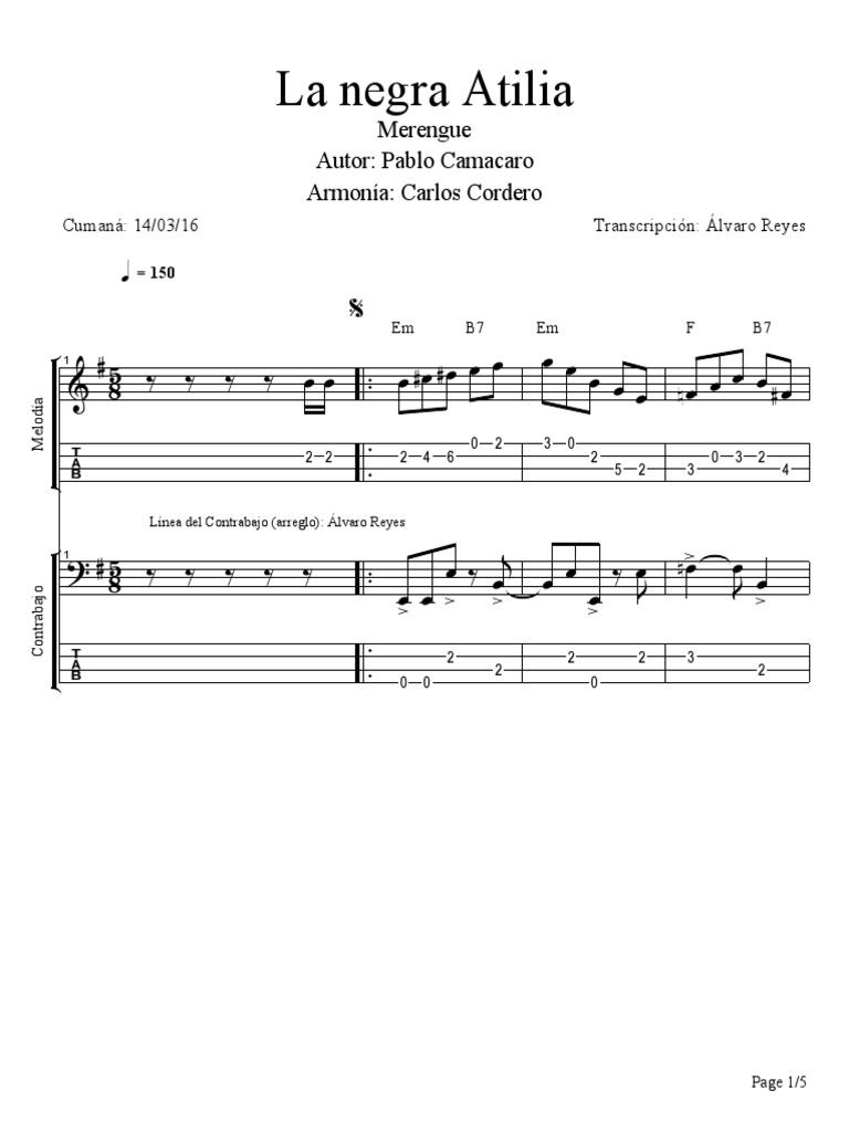 LANEGRAATILIAMerengueVenezolanoPartitura.pdf