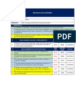 Programa de Auditoria - Existencias