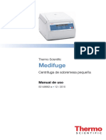 Medifuge Centrifuge Manual 50148662 a ES