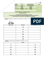 Prueba Mat 1 - 2do Trim - Números 0 A 40