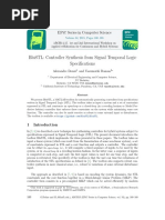 BluSTL Controller Synthesis From Signal Temporal Logic Specifications
