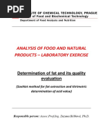 Determination of Acid Number and Free Fatty Acids (FFA) in Fats and ...