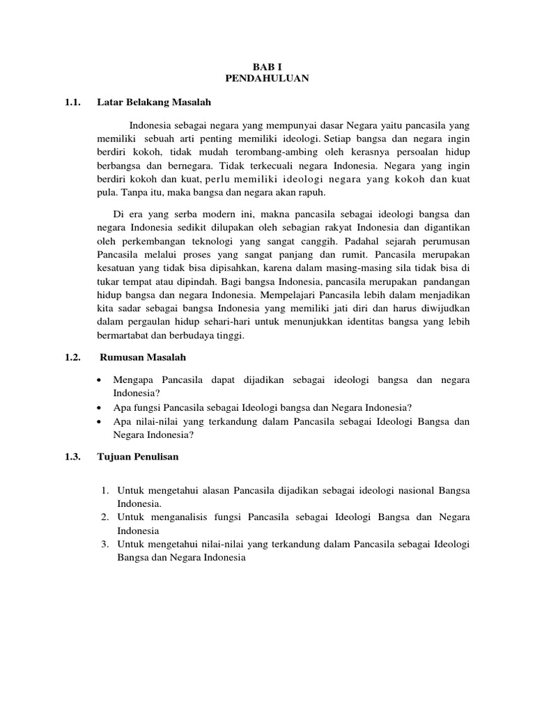 Pancasila Sebagai Ideologi Negara Fix