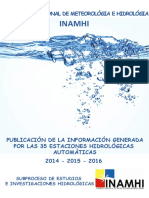 Anuario Hidrológico INAMHI 2014-2016 Ecuador