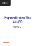 Programmable Interval Timer 8253 (PIT) : COE305 Lab