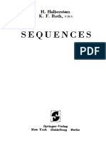 (H. Halberstam, K.F. Roth) Sequences (BookFi) PDF