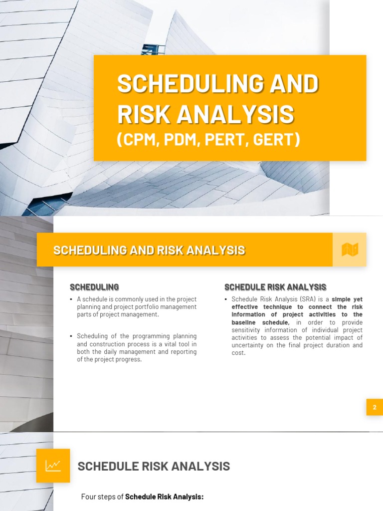 Schedule Risk Analysis Techniques | PDF | Sensitivity Analysis ...