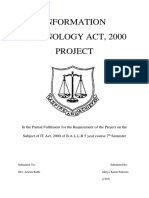 Information Technology Act, 2000 Project