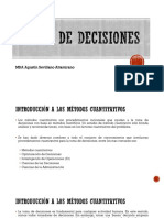 Métodos Cuantitativos para la Toma de Decisiones