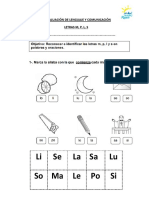 1º Básico 2018 Diagnostico Lenguaje II