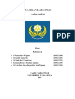 Analisis Laporan Keuangan ARUS KAS FIX