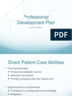 Professional Development Plan: Lizette Rodriguez