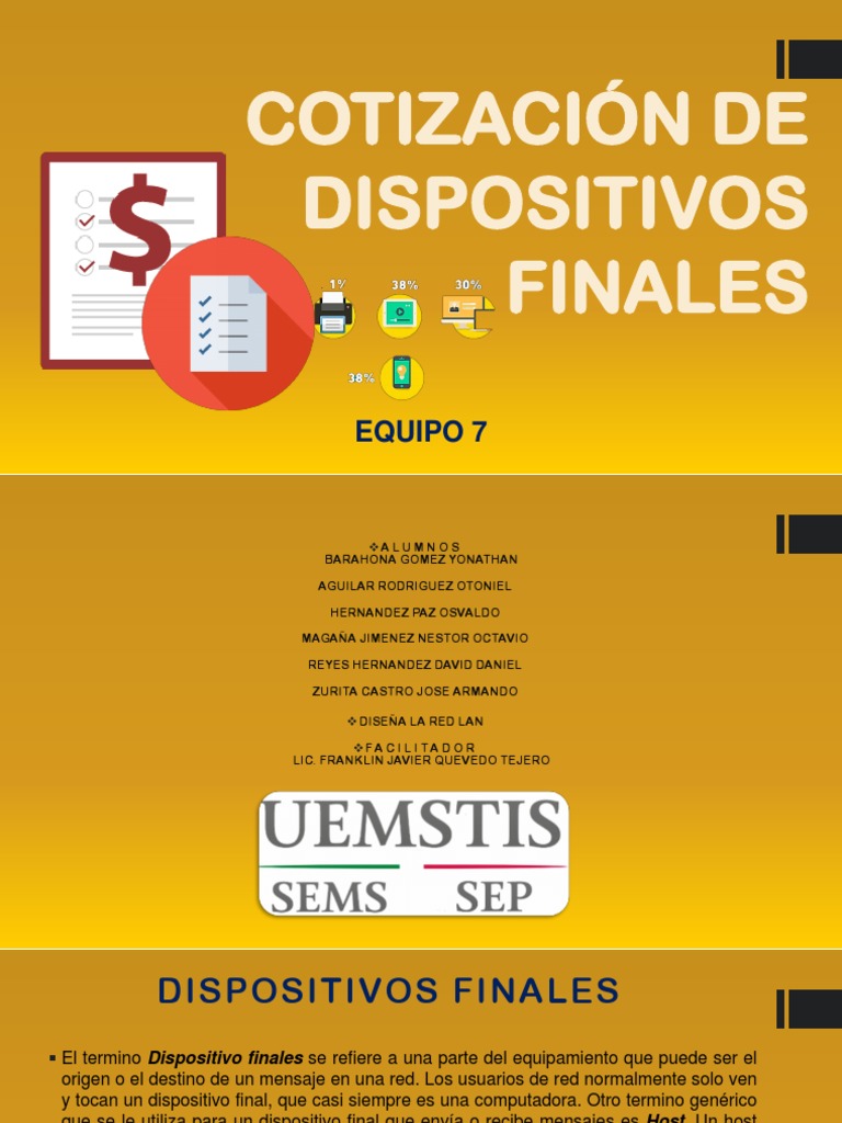Cotización de Dispositivos Finales | PDF | Hardware de la computadora ...