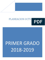Planeacion Octubre 2018 Primaria