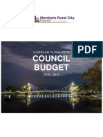 HRCC Model Budget 2018 19 Adopted by Council 25.6.18