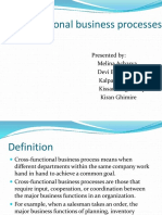 Cross Functional Business Processes