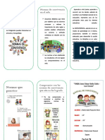 Triptico - Normas de Convivencia
