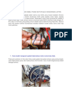 Cara Pengecekan Kabel Phase Motor BLDC Kendaraan Listrik