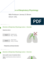 Disorders of Respiratory Physiology: With Professor Jeremy S. Brown Uclh / Ucl