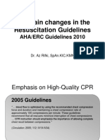 The Main Changes in The Resuscitation Guidelines
