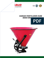 Garud Fertilizer Cum Seed Brodadcaster - Garud Implements 