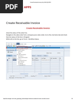 How to create Receivable Invoice _ Oracle Apps