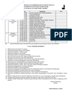 Jadwal Kegiatan Pertisata