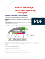 Mechanical seal design principles