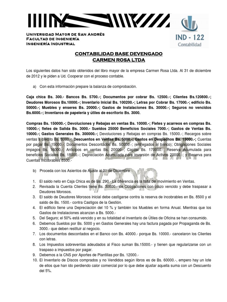 Carmen Rosa Ltda Final-1 | PDF | Contabilidad | Corporaciones