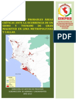 Areas Criticas Ante Sismo y Tsunami PDF