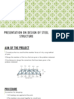 Presentation On Design of Steel Structure: Presented by