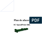 Plan de Afaceri SpeedPrint