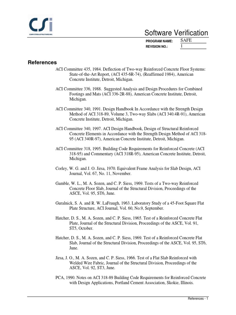 ACI 340 Software Verification Overview | PDF | Composite Material ...