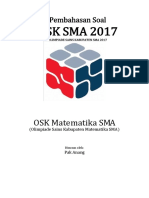 Pembahasan Soal OSK Matematika SMA 2017 Tingkat Kabupaten