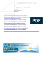 Validity and Reliability of End-User Computing Satisfaction in Indonesian Language To Measure Digital Nursing Assessment Tool