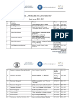 Parteneriate 2018-2019