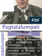 Pagtatalumpati