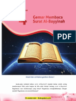 Pelajaran 4 Gemar Membaca Surat Al-Bayyinah