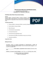 Programa Da Disciplina ORÇAMENTO E FINANÇAS PÚBLICAS - FAC PDF