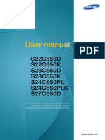 Samsung S27E650 Manual Eng PDF