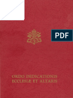 Ordo Dedicationis Ecclesiae Et Altaris (1977)