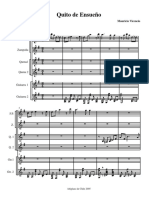 Quito de Ensueño - Score PDF