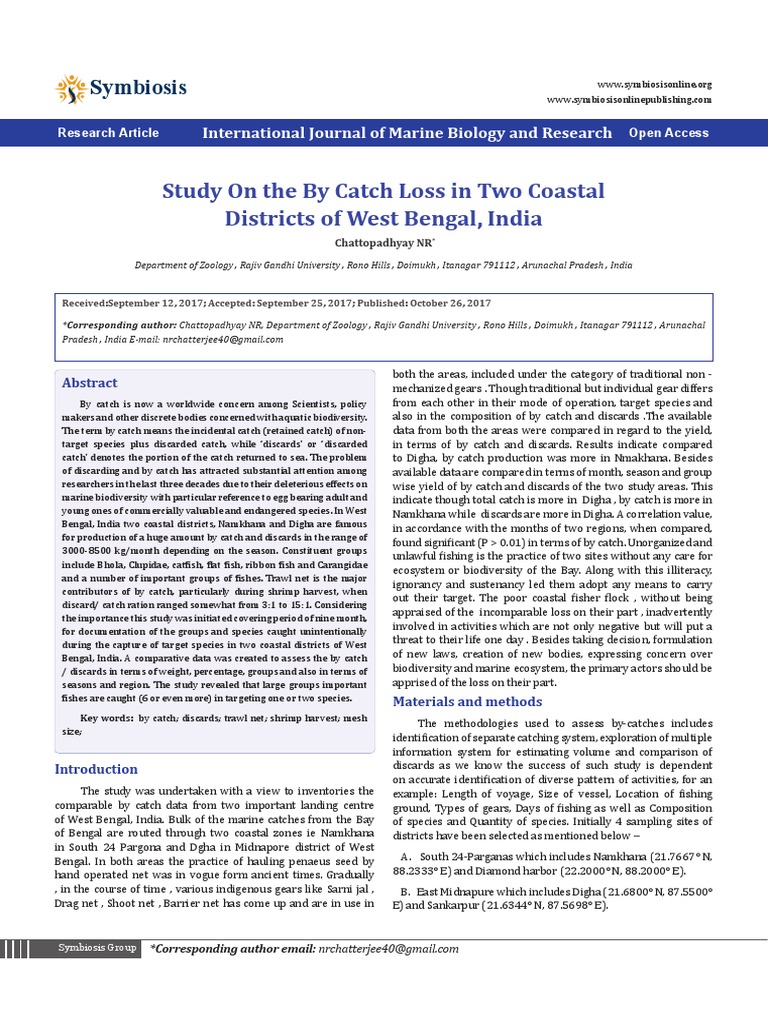 marinebiologyresearch14.pdf Trawling Fishing Industry