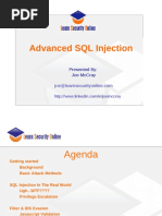 Advanced SQL Injection 2