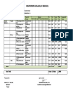 Maintenance Plan as Per Request