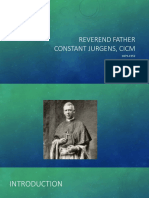 Reverend Father Constant Jurgens, Cicm