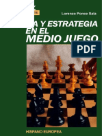 Táctica y Estrategia en El Medio Juego - Lorenzo Ponce Sala PDF