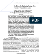 Method of Calculating The Lightning Outage Rate of Large-Sized Transmission Lines